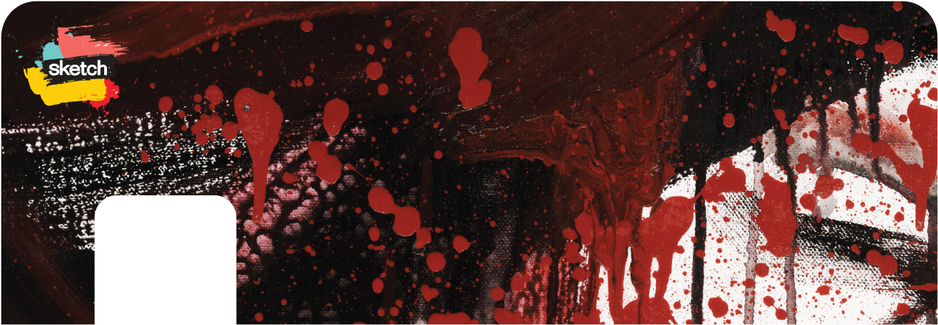 Red Abstract - Abstract Art (1500x600), Png Download