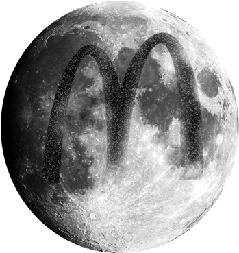 Astronomers Around The World Have Reacted With Anger - Empire Art Direct Full Moon Graphic Art (380x380), Png Download