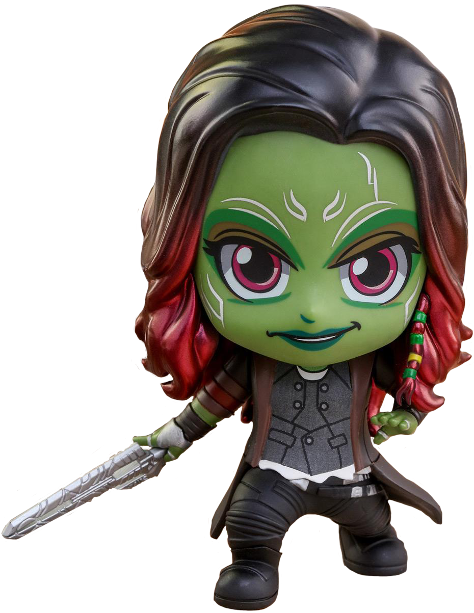 Gamora Cosbaby - Guardians Of The Galaxy: Vol. 2 - Gamora Cosbaby (931x1211), Png Download