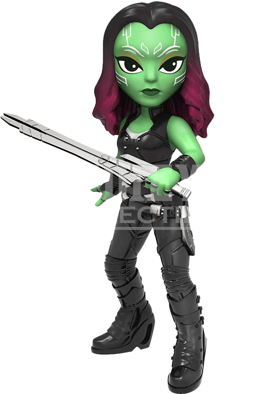 Guardians Of The Galaxy 2 Gamora Rock Candy Vinyl Figure - Gamora Rock Candy (809x809), Png Download