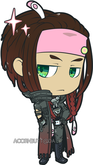 Drawing Dreads Boy - Dramatical Murder Mink Chibi (307x533), Png Download