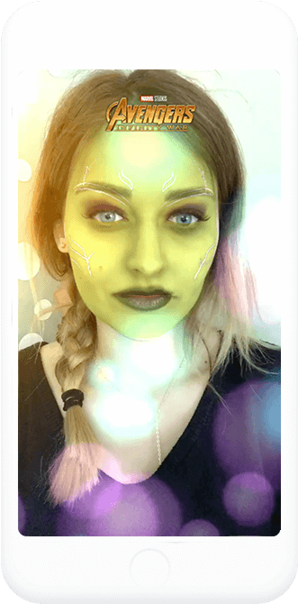 Discover - Gamora (358x697), Png Download