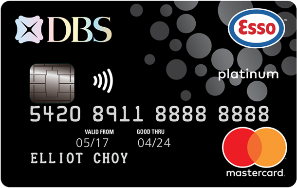 Dbs Esso Card - Dbs Card (684x630), Png Download