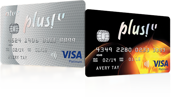 Visa Card - Ocbc Ntuc Credit Card (586x332), Png Download