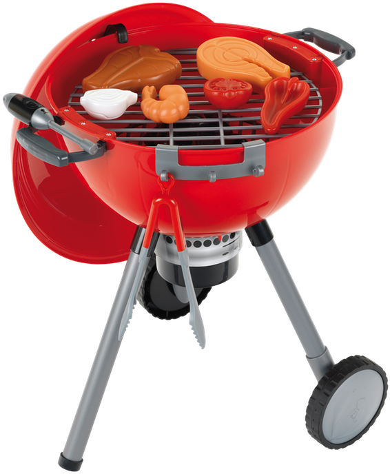 With The New Weber Original Kettle Barbecue Toy, Your - Weber Toy One-touch Premium Kettle Barbecue Red (750x750), Png Download