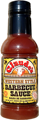 Western Style Bbq Sauce - Claude's Bbq Brisket Marinade Sauce, 16-ounce (pack (400x400), Png Download