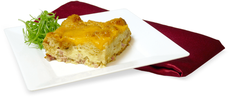 Brunch Bread Pudding - Bread Pudding (775x410), Png Download