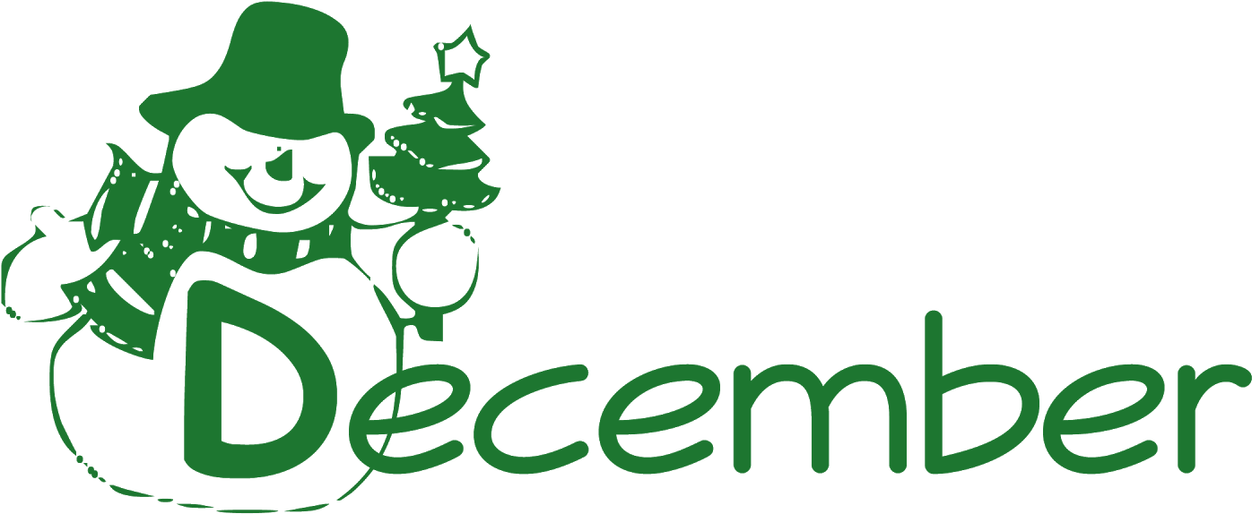 December Transparent Background - Png Merry Christmas Hd Name (1600x600), Png Download