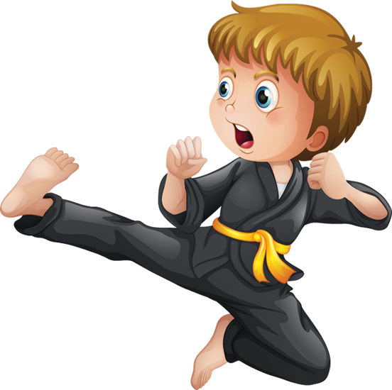 Karate Kid Clipart (552x550), Png Download