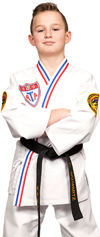 A Lifetime Of Leadership And Success Begins With Karate - Ata Karate Kids (346x470), Png Download