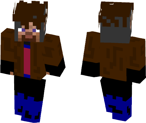 Gambit - Lil Uzi Vert Minecraft Skin (584x497), Png Download