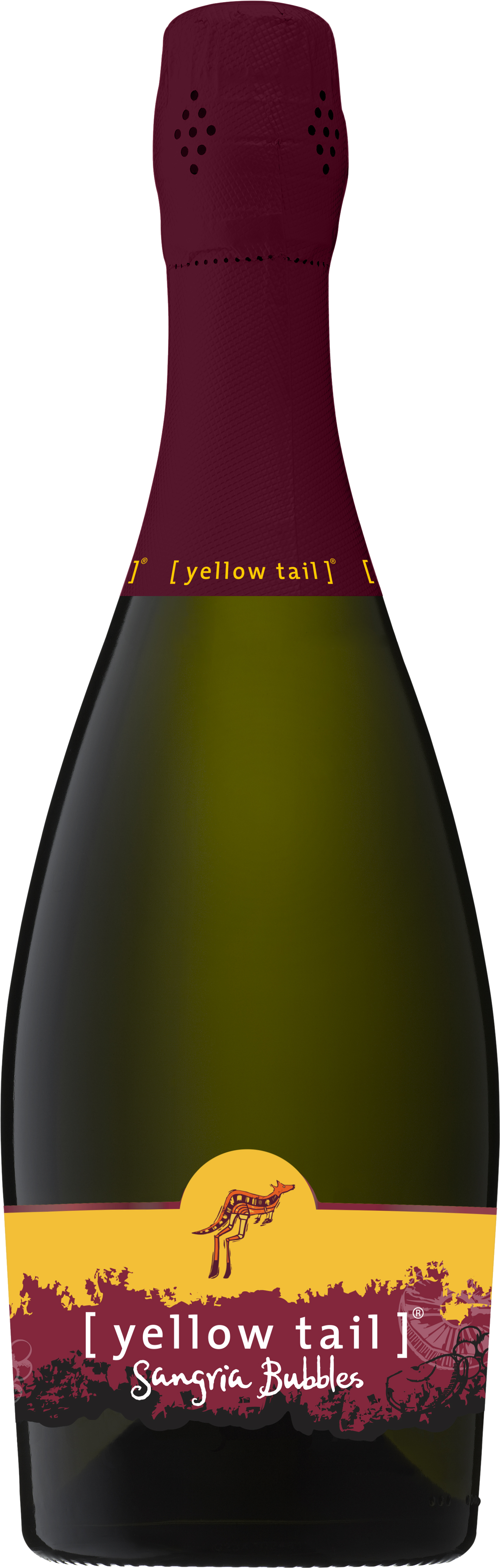 [ Yellow Tail ] Bubbles Product Photos - Yellow Tail Bubbles Yellow Tail Sangria Bubbles Nv (1992x4824), Png Download