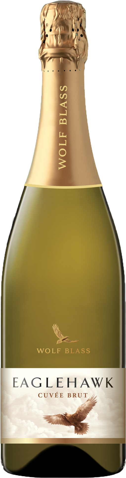 Wolf Blass Eaglehawk Cuvee Brut Bottle - Wolf Blass Eaglehawk Cuvee Brut (1600x2000), Png Download