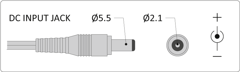Connettore Dc Input - Thumbnail (1171x481), Png Download