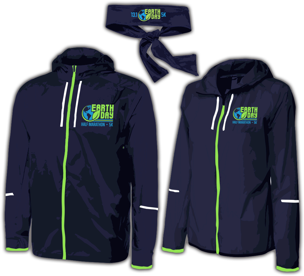 2018 Earth Day Half & 5k Here's What You Get - 2018 Half Marathon Swag (1200x1200), Png Download