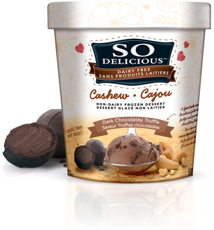 Dark Chocolate Truffle - So Delicious Cashew Ice Cream Dark Chocolate (480x510), Png Download