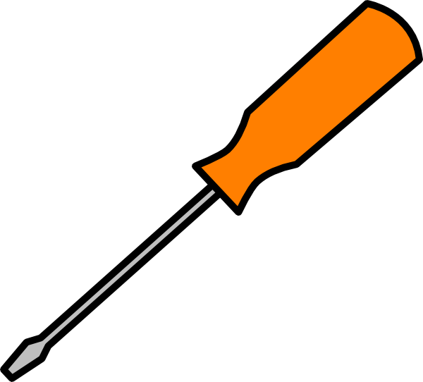 How To Set Use Orange Gray Screwdriver Icon Png (600x542), Png Download