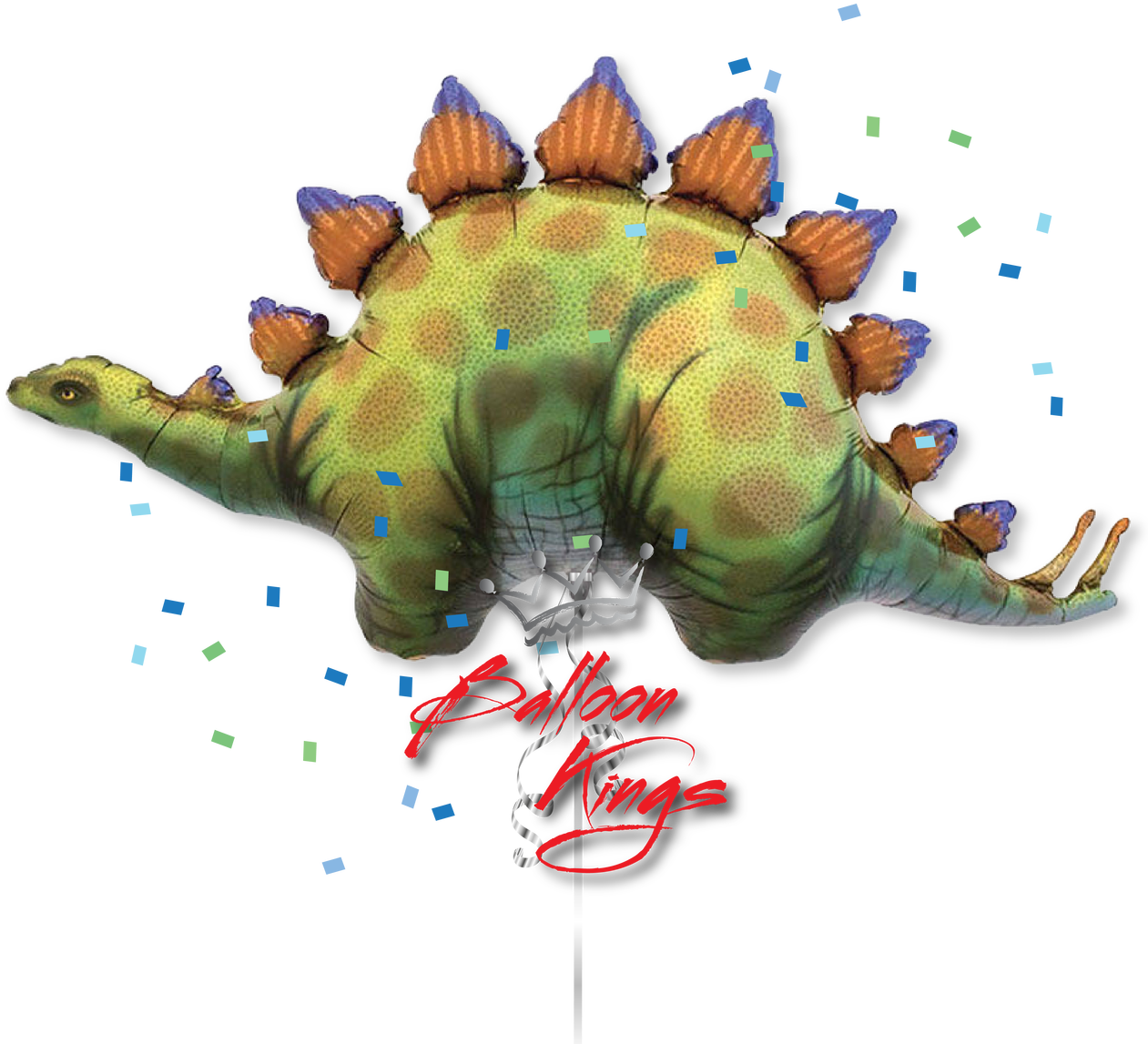 Dinosaur Stegosaurus - Dinosaur Balloons (1280x1280), Png Download