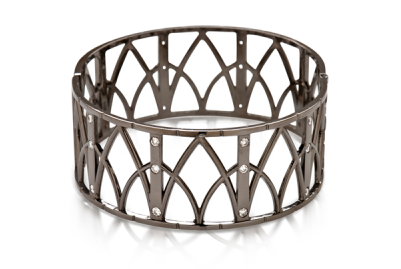 Gold Brooklyn Bridge Bracelet - Bangle (400x400), Png Download