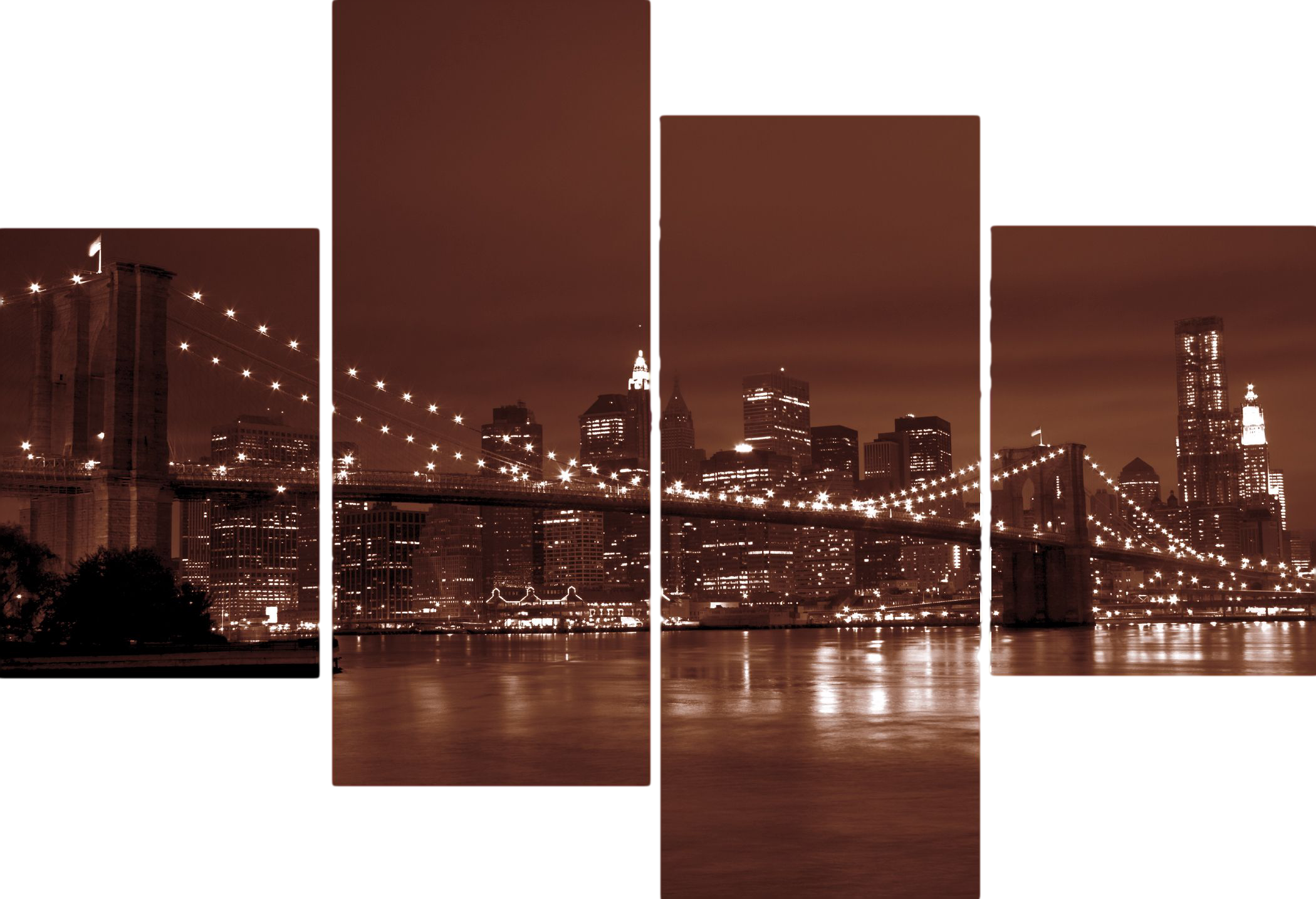Brooklyn's Room - Brooklyn Bridge (2100x1434), Png Download