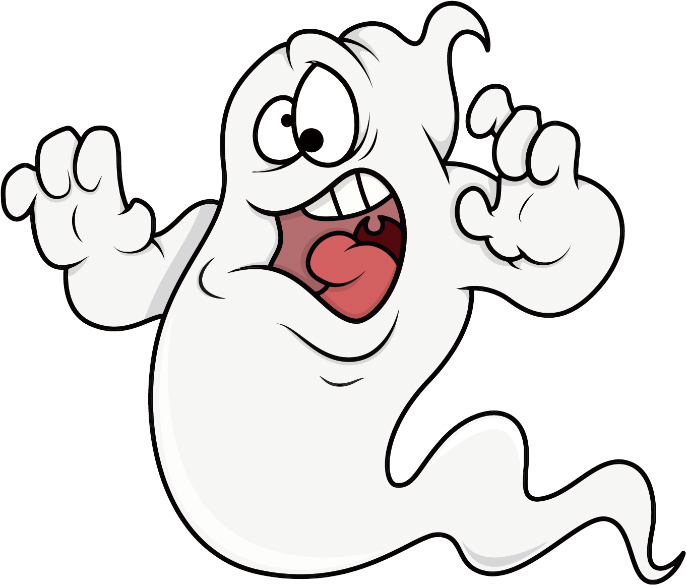 Casper Drawing Cartoon - Ghost Jokes: Funny Halloween Jokes [book] (1500x1373), Png Download