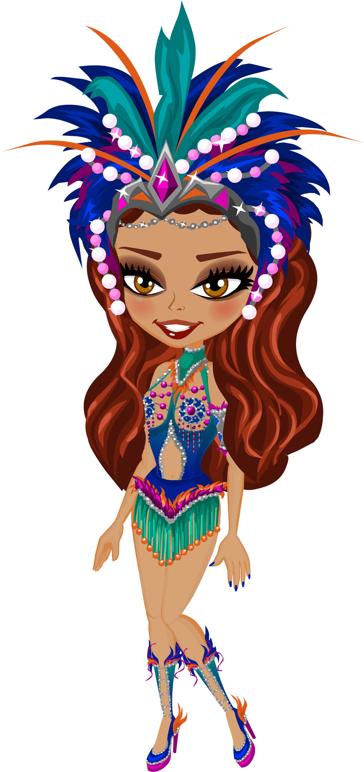 Funky Carnival - Carnival Parade Clip Art (1258x2687), Png Download