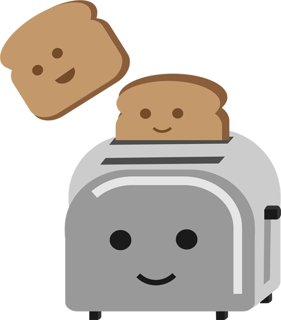 Png Toaster (579x659), Png Download