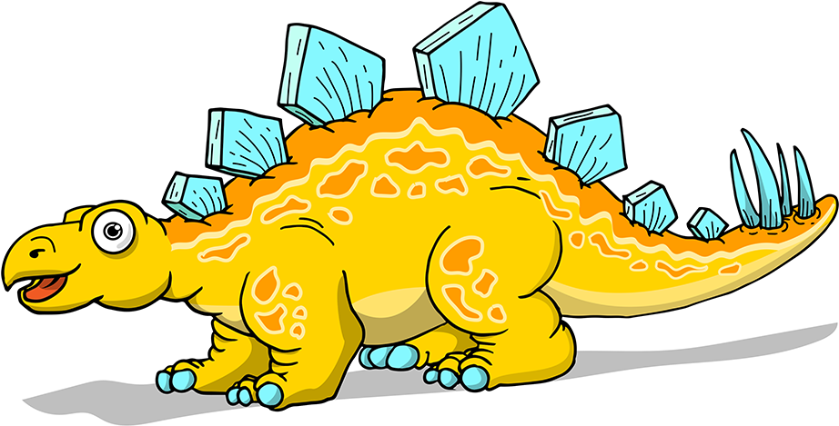 Infant Stegosaurus Dinosaur Short Sleeve Romper - Narwall Stegosaurus Wall Art (1800x1800), Png Download