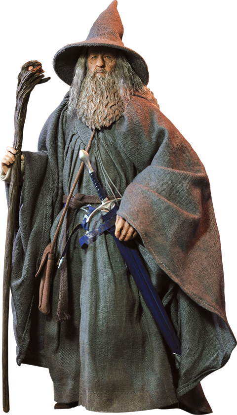 Gandalf-0 - Figura De Gandalf (480x840), Png Download
