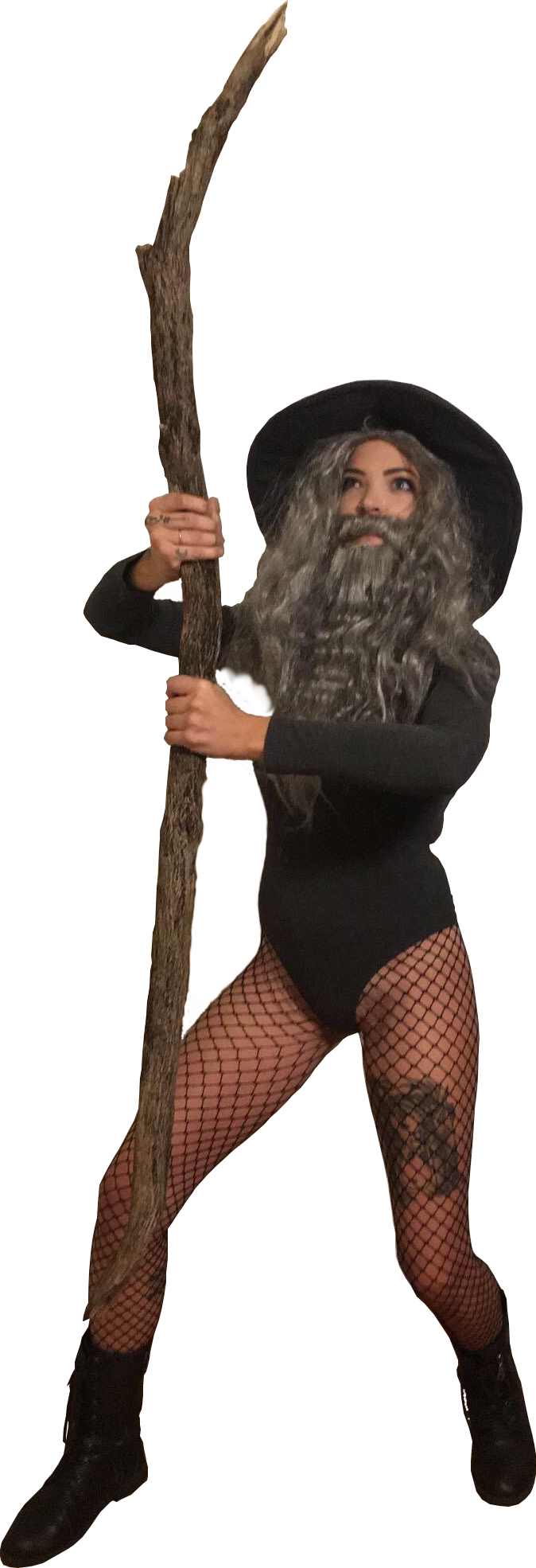 Cutout - Sexy Gandalf Costume Leg (674x1970), Png Download