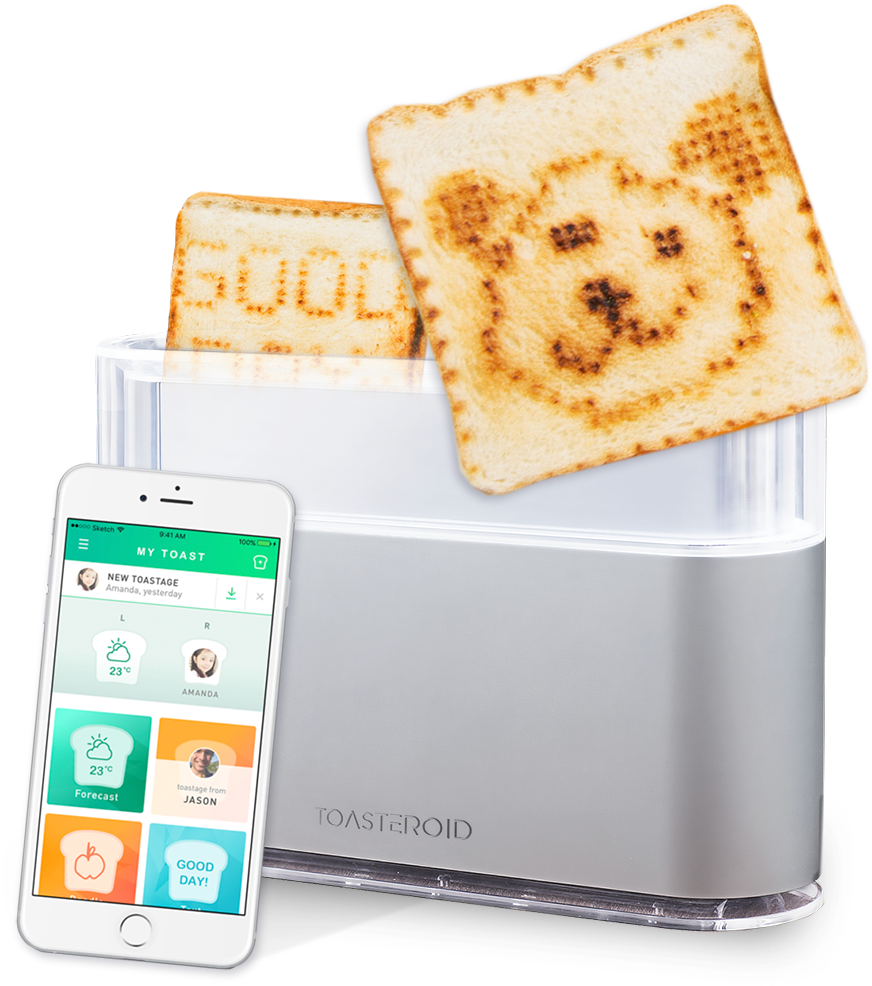 The First Smart Toaster That Can Be Connected To An - Smart Toaster (900x1025), Png Download
