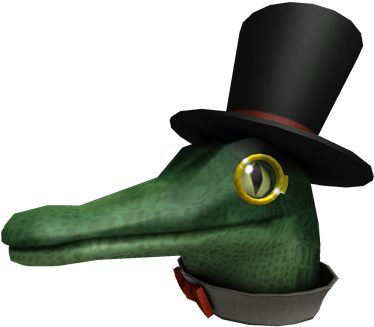 Fancy Gator - Fancy Roblox (420x420), Png Download