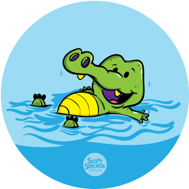 Level 2 Gator - Education (457x455), Png Download