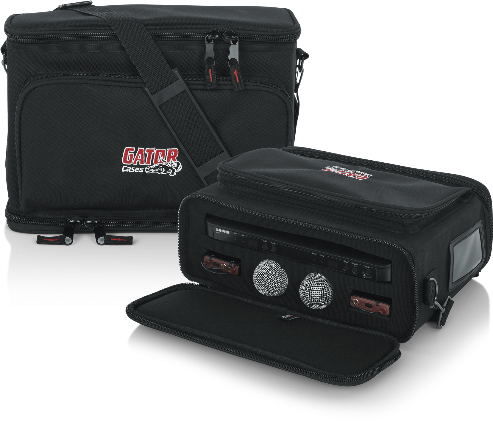 Gator Releases Its New Gm-dualw Microphone Bag Which - Wireless (1800x1500), Png Download