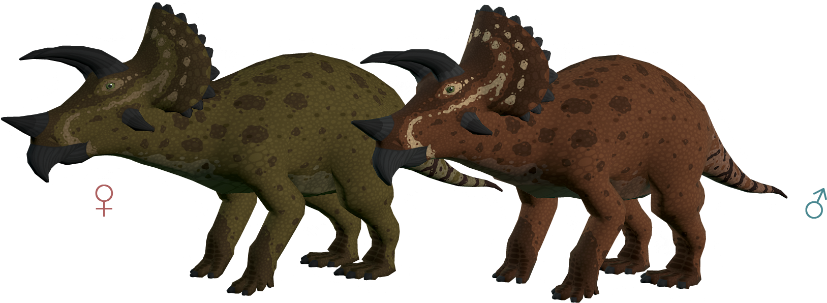 Triceratops Clipart Transparent - Portable Network Graphics (1679x599), Png Download