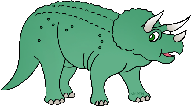 State Dinosaur Of Wyoming - Triceratops Clip Art (648x373), Png Download