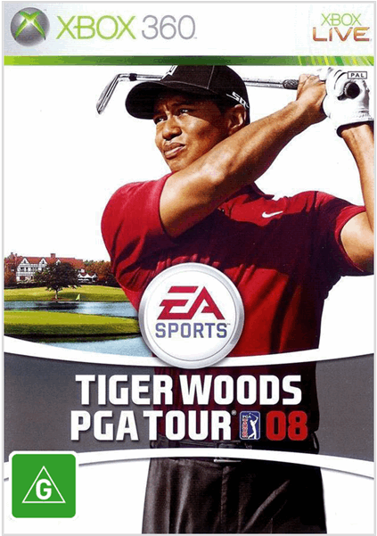 Tiger Woods Pga Tour 08 [xbox 360 Game] (600x600), Png Download