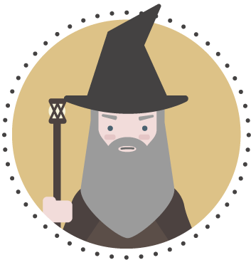 Gandalf - Save The Date Stamp Design Clip For Three Designing (353x365), Png Download