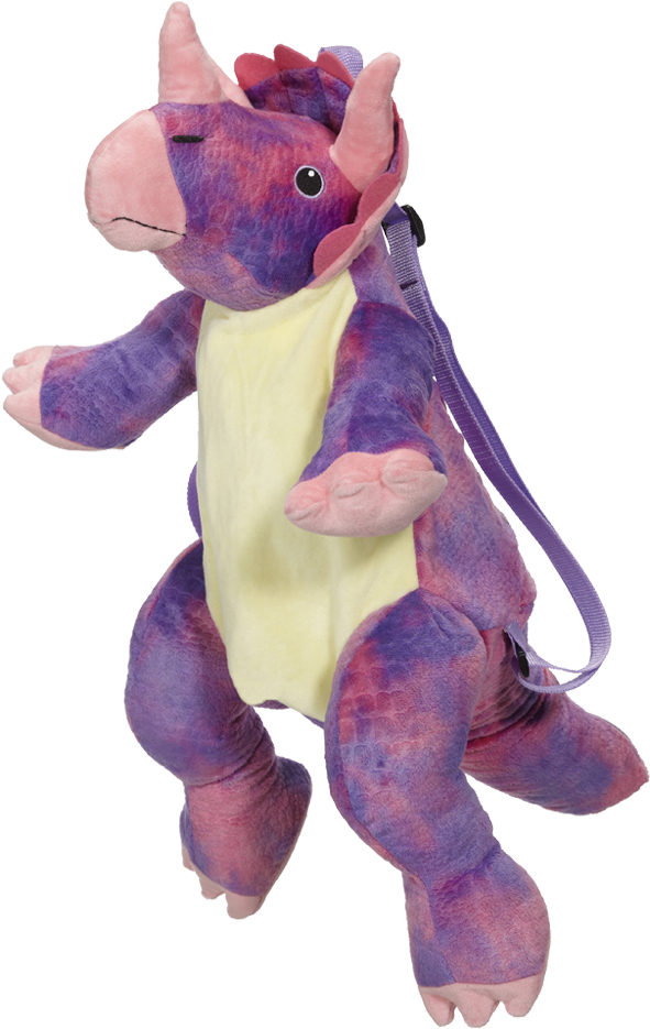 Wendy Triceratops Backpack 15" - Triceratops Backpack Pink (1000x1000), Png Download