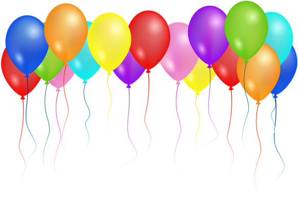 Balloon At Getdrawings Com Free For Personal - Happy Birthday Balloons Png (600x401), Png Download