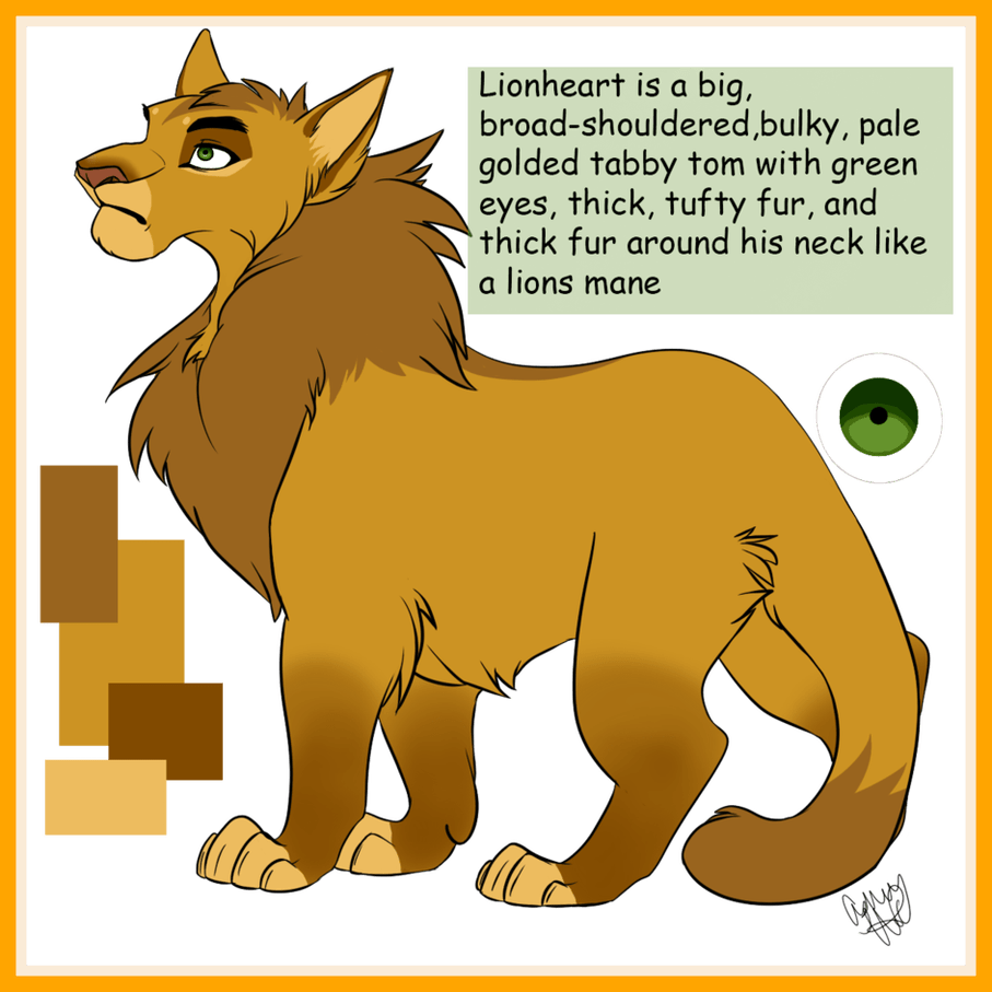 Best Lionheart By Purespiritflower Cats Pict For - Warrior Cats Purespiritflower (907x907), Png Download