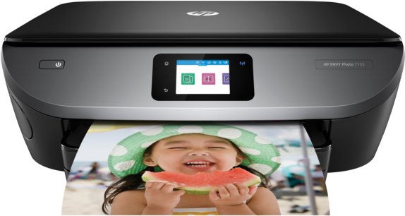 Hp Envy Photo 7155 All In One Printer (573x430), Png Download