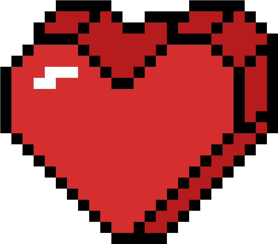 3d Heart - 8 Bit Cherry Png (1184x1184), Png Download
