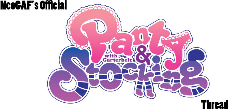Hiroyuki Imaishi And Gainax's New Animated Show - Panty And Stocking Logo (1000x432), Png Download