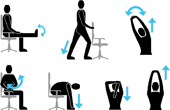 Officeexercisess2apng - Office Exercise (640x400), Png Download