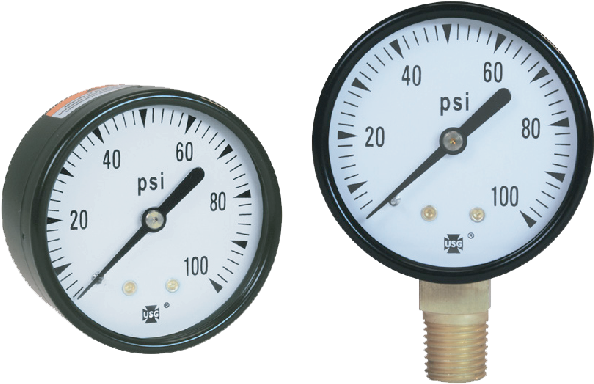 Ametek Pressure Gauge 100 Psi (600x393), Png Download