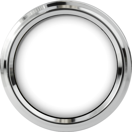 Chrome Ring Png - Bezel Ring In Pressure Gauge (440x440), Png Download