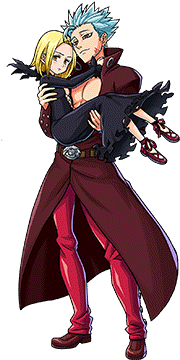 Gear-ban And Elaine Render - Ban And Elaine Unison League (380x380), Png Download