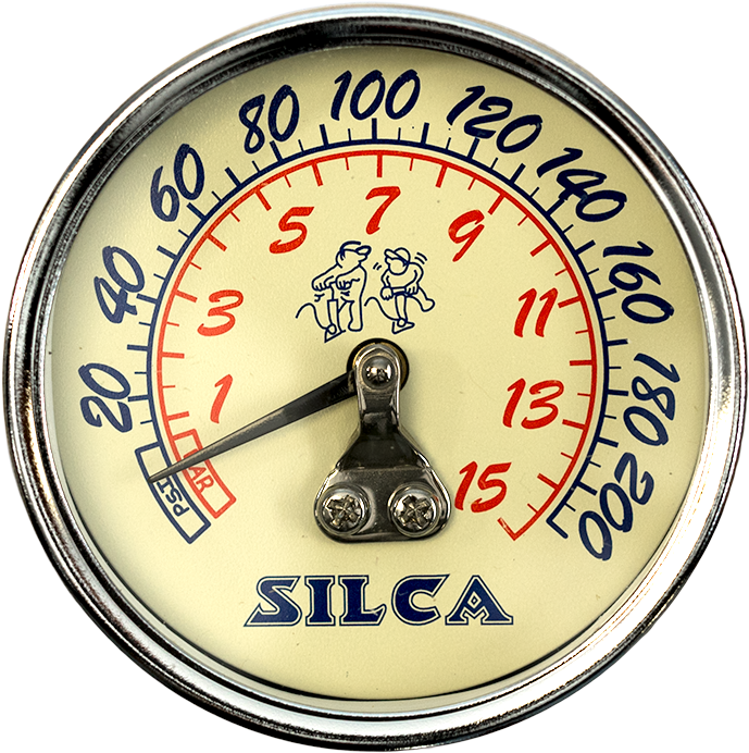 Silca 210 Psi Replacement Gauge For Pista And Superpista (800x800), Png Download