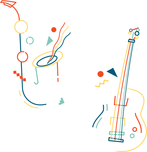 Jazz Festival Schedule - Jazz (570x570), Png Download